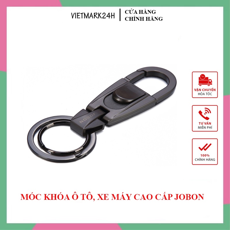 Móc khóa ô tô, xe máy sang trọngcao cấp Jobon Zb-060