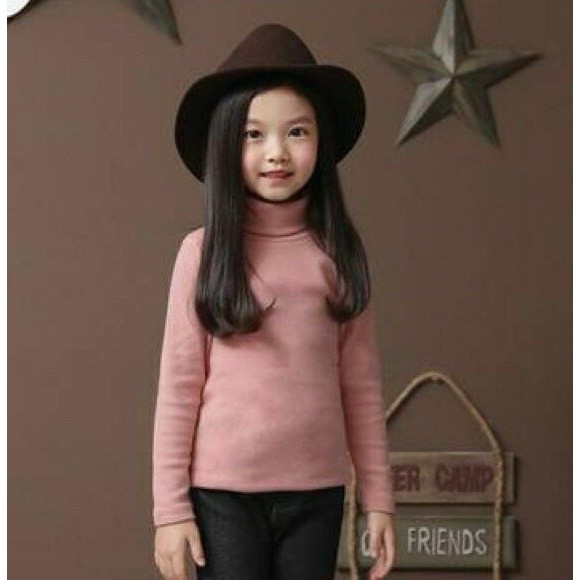 ÁO CAO CỔ BÉ TRAI BÉ GÁI ÁO THUN TRẺ EM COTTON DÀI TAY HÀNG LOẠI 1 ĐẸP ĐỦ SIZE 4-8T