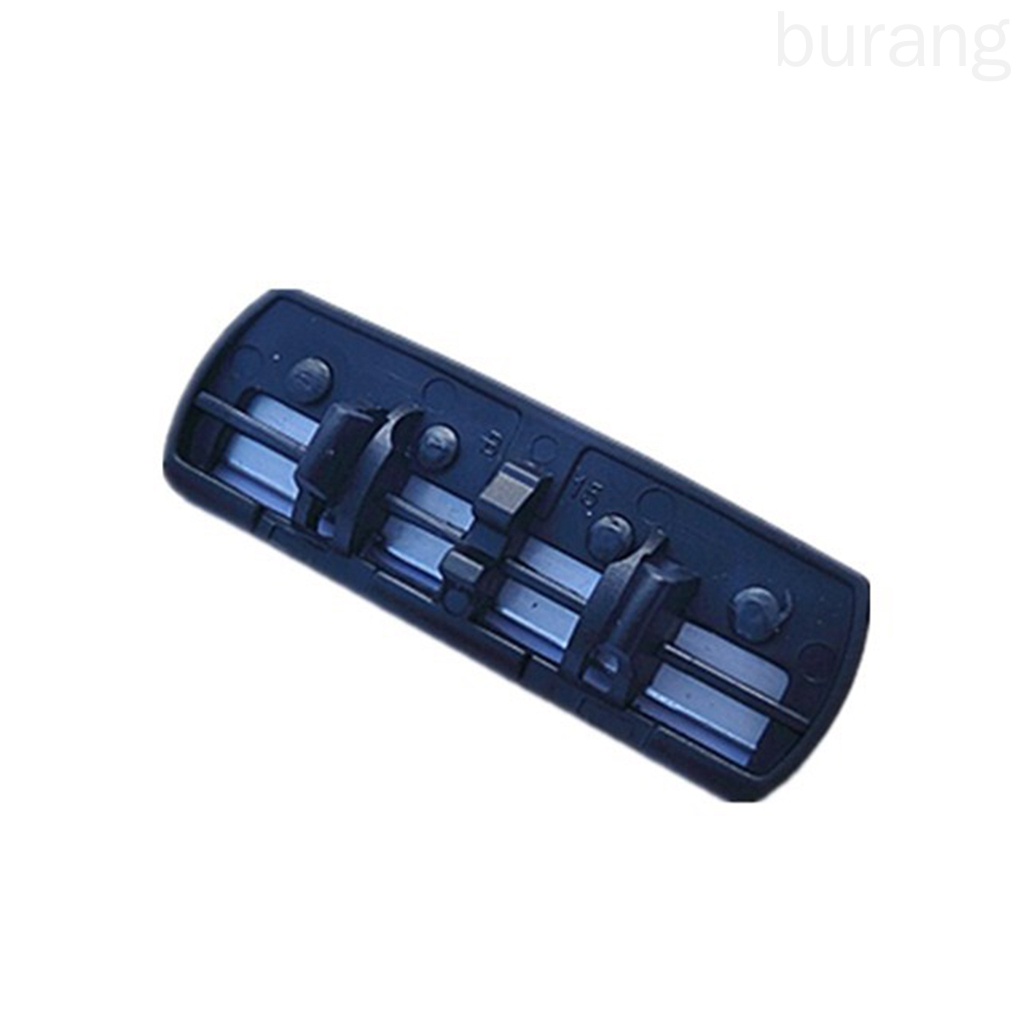 [Hàng mới về] Set 12 lưỡi dao cạo râu 6 lớp bằng thép không gỉ màu trắng kèm giá đỡ 1 lưỡi dao cầm tay