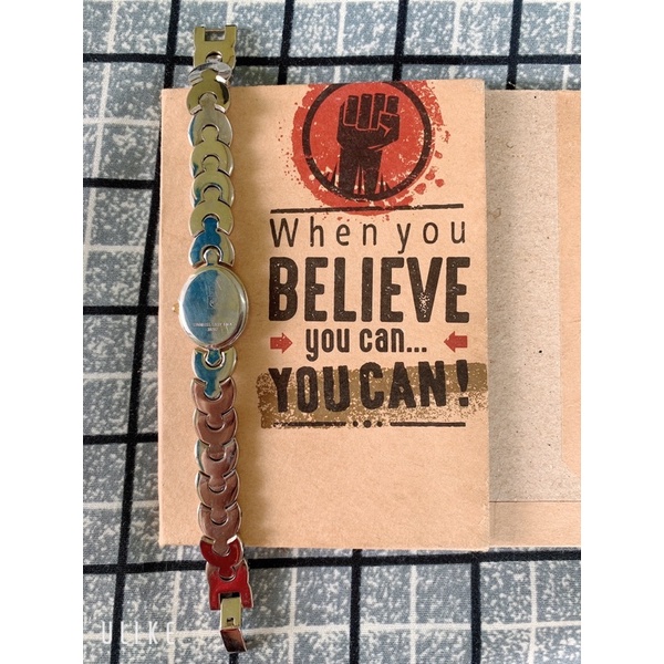 Đồng hồ si nữ hiệu Pierre Cardin mặt xanh dương