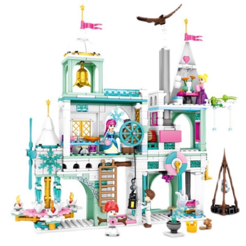 đồ chơi lego lắp ghép tòa lâu đài của công chúa(1/4)