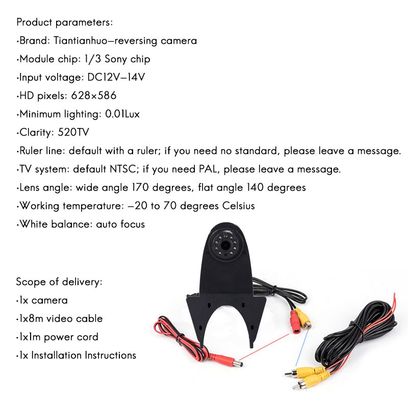 Camera 8 bóng LED chống thấm nước cho xe hơi Mercedes Benz Viano Sprinter Vito
 | BigBuy360 - bigbuy360.vn