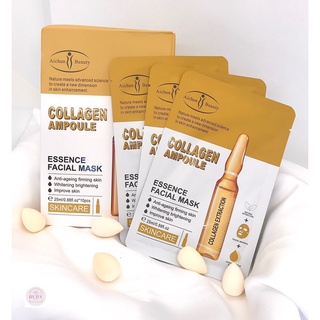Hộp 10 miếng mặt nạ collagen ampoule - essence facial mask