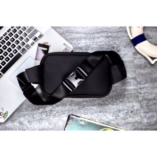 [ Hình thật full tag code] Túi bao tử DA cao cấp Adidas đen full tag code