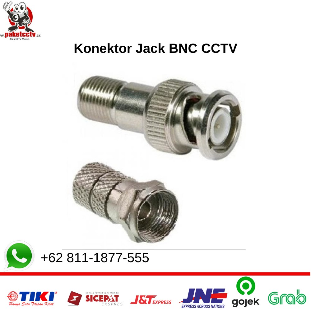 Đầu Nối Bnc Cctv Jack / Bnc Rg-59 Drat