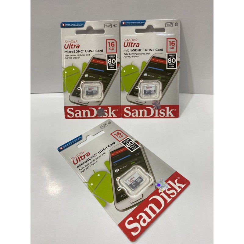 Thẻ Nhớ Sandisk Micro Clss 10 16gb 80mbps Micro Mmr 16gb Class10 | BigBuy360 - bigbuy360.vn