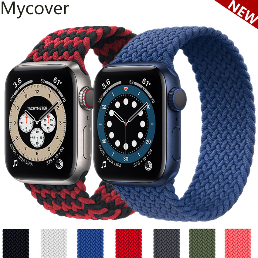 Dây Đeo Nylon Thay Thế Cho Đồng Hồ Apple Watch 44mm 40mm 38mm 42mm 1: 1