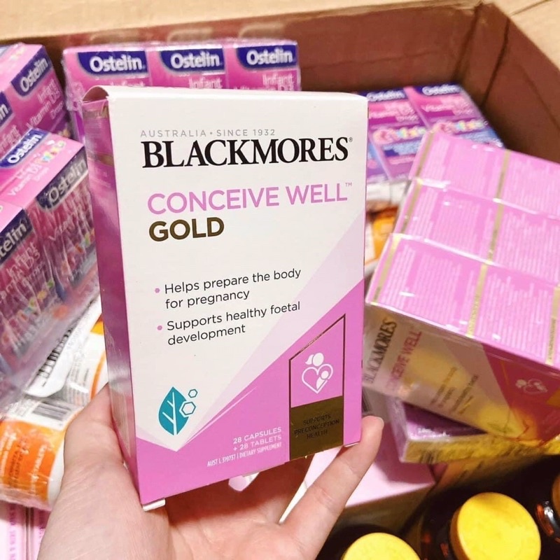 Viên Uống Tăng Khả Năng Thụ Thai, Bổ Trứng Cho Nữ Giới Conceive Well Gold Blackmores