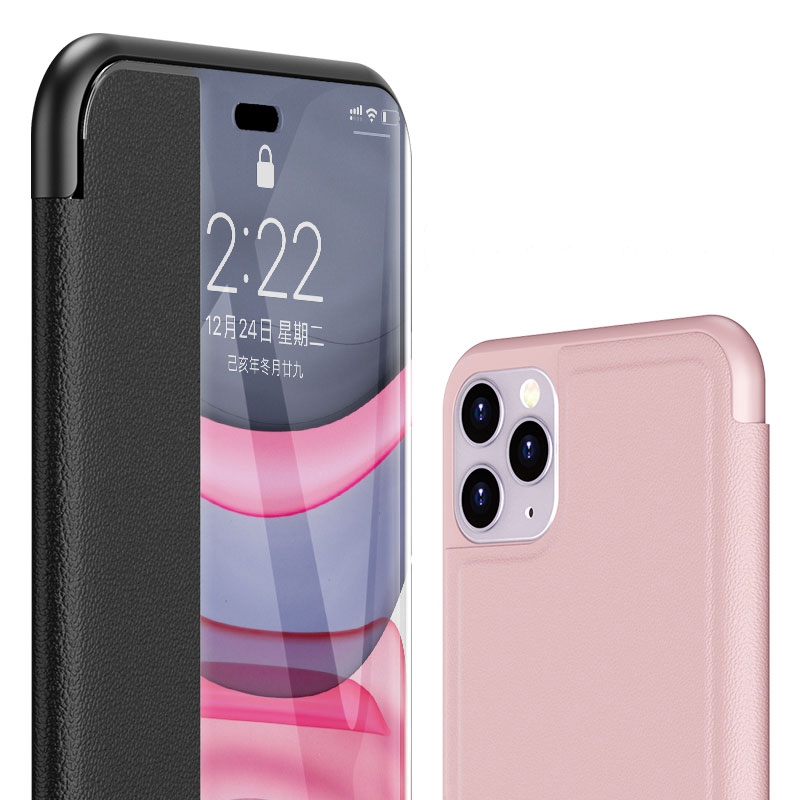 Bao điện thoại nắp gập kiêm chân đế bằng da PU cho Iphone 11 Pro 6/s/p/sp/7/p/8/p/X/Xr/Xs/Max | BigBuy360 - bigbuy360.vn