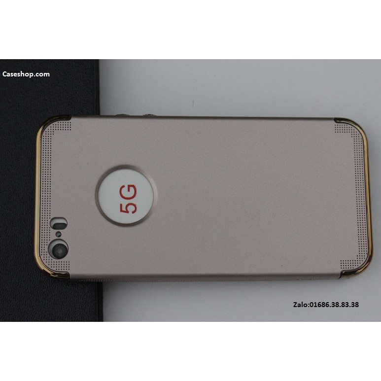 ốp 3 mảnh silicon dẻo Ip5/5s (vàng)