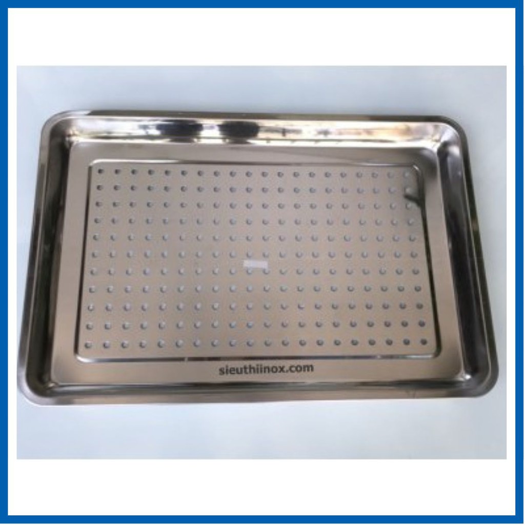 [Giá Hủy Diệt] khay inox 2 lớp để ấm chén