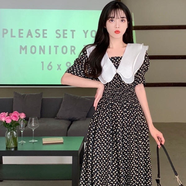 Đầm Hoa Thời Trang Mùa Hè Hàn Quốc Dành Cho Nữ