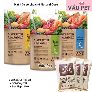 Thức ăn hạt hữu cơ cho chó anf 400g