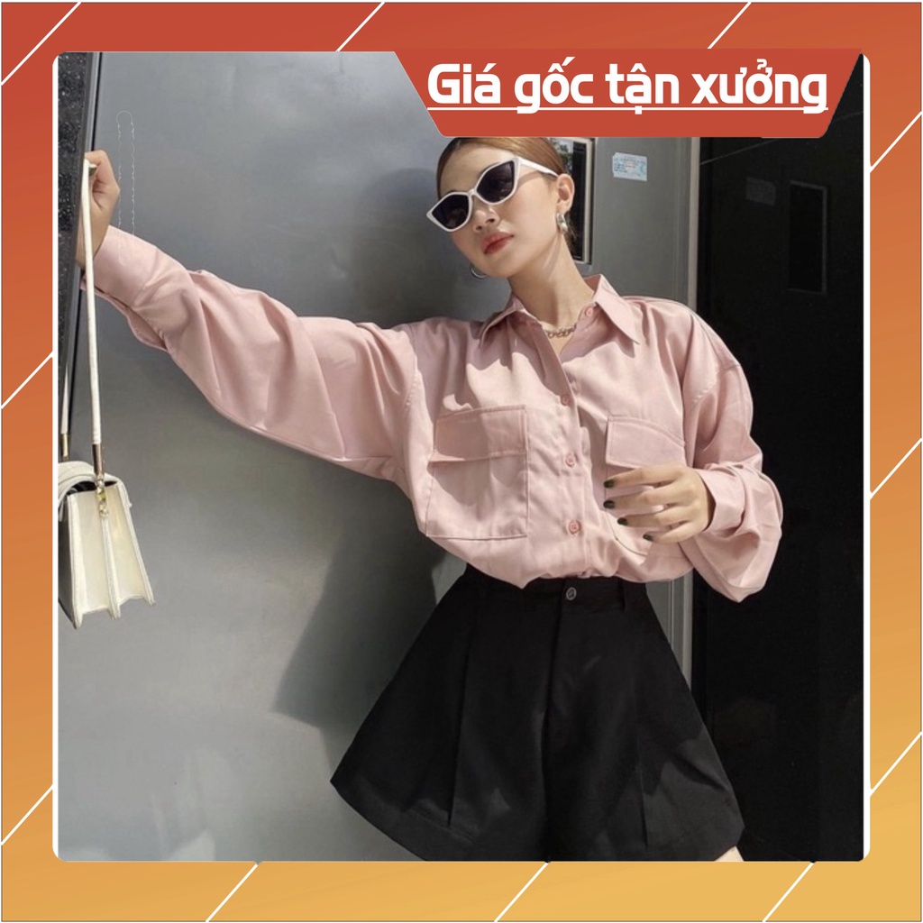 Quần Short Nữ Ống Rộng, Quần Sooc Ống Loe Cạp Cao Mặc Tôn Dáng M510 Có Bigsize