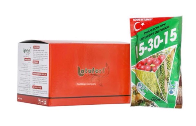 Phân bón lá cao cấp Lotufert NPK 15-30-15