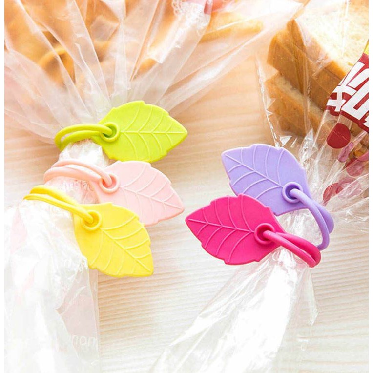 Dây cột miệng túi, dây cáp hình chiếc lá xinh xắn