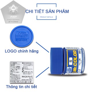 [Mr.Hobby] Sơn mô hình Mr.Color C1-C20 (Màu Basic)