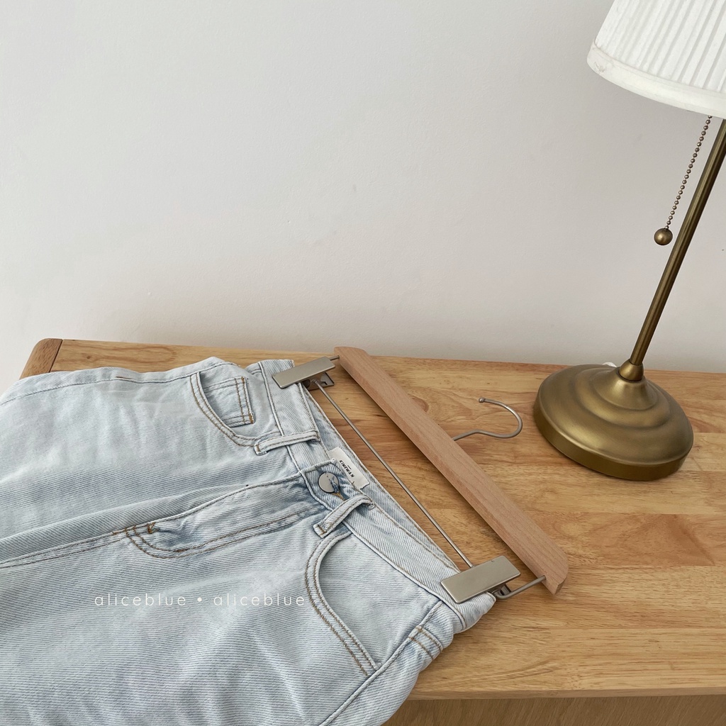 ALICE BLUE - SHORTS JEAN KIMEWAN RACH LAI XANH