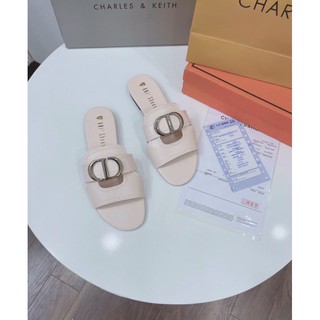 Dép lê nữ thời trang CD da lì cực đẹp