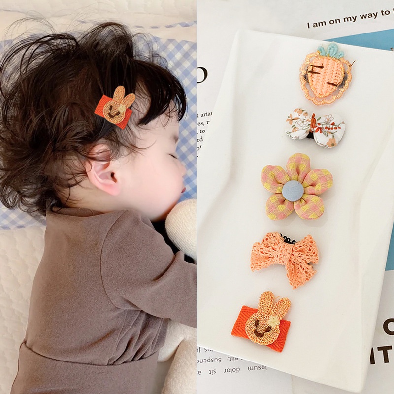 Kẹp Tóc Hình Trái Cây Dễ Thương Cho Bé Gái