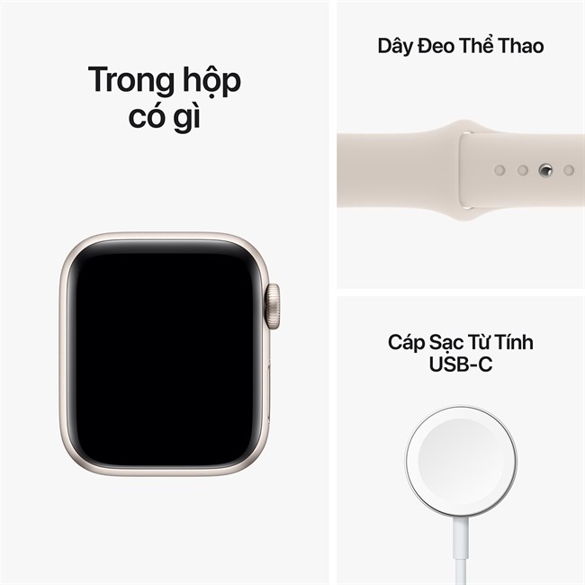 Đồng hồ Apple Watch SE 2 (2022) 40mm GPS Sport Band