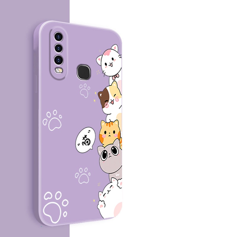 Ốp lưng VIVO Y11 VIVO Y12 VIVO Y15 VIVO Y17 VIVO Y19 VIVO Z1 PRO Ốp Điện Thoại Silicon Mềm Bảo Vệ Cho VIVO Y11 VIVO Y12 VIVO Y15 VIVO Y17 VIVO Y19 VIVO Z1 PRO DZMM01 viền vuông cute