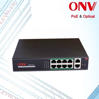 Switch POE ONV- H1108PLS 8 Port + 2 CỔNG UPLINK 10 100 Base-TX Dữ liệu