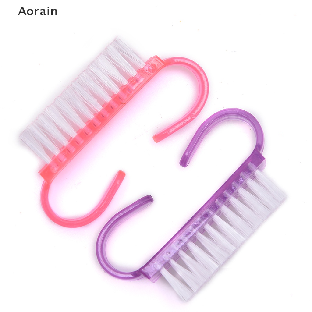 1 Bàn Chải Nhựa Làm Sạch Bụi Móng Tay