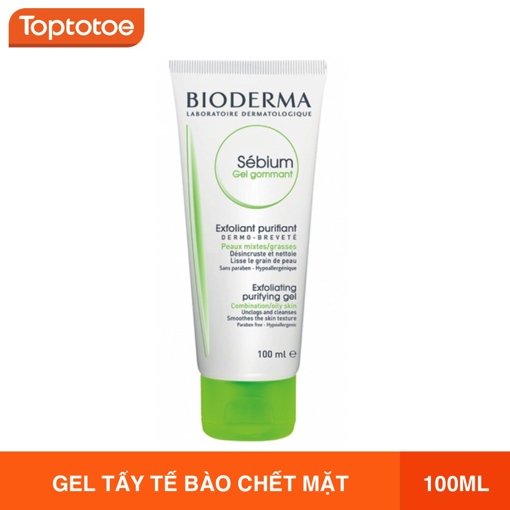 Gel Tẩy Tế Bào Chết Bioderma Sebium Gel Gommant 100ml