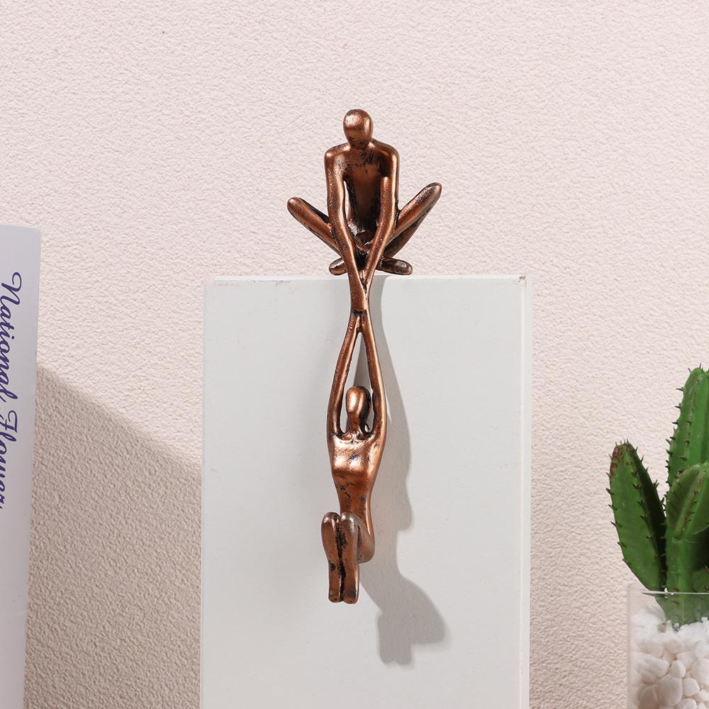 KUNHEV Mô Hình Cặp Đôi Bằng Nhựa Resin Sáng Tạo Để Bàn Trang Trí