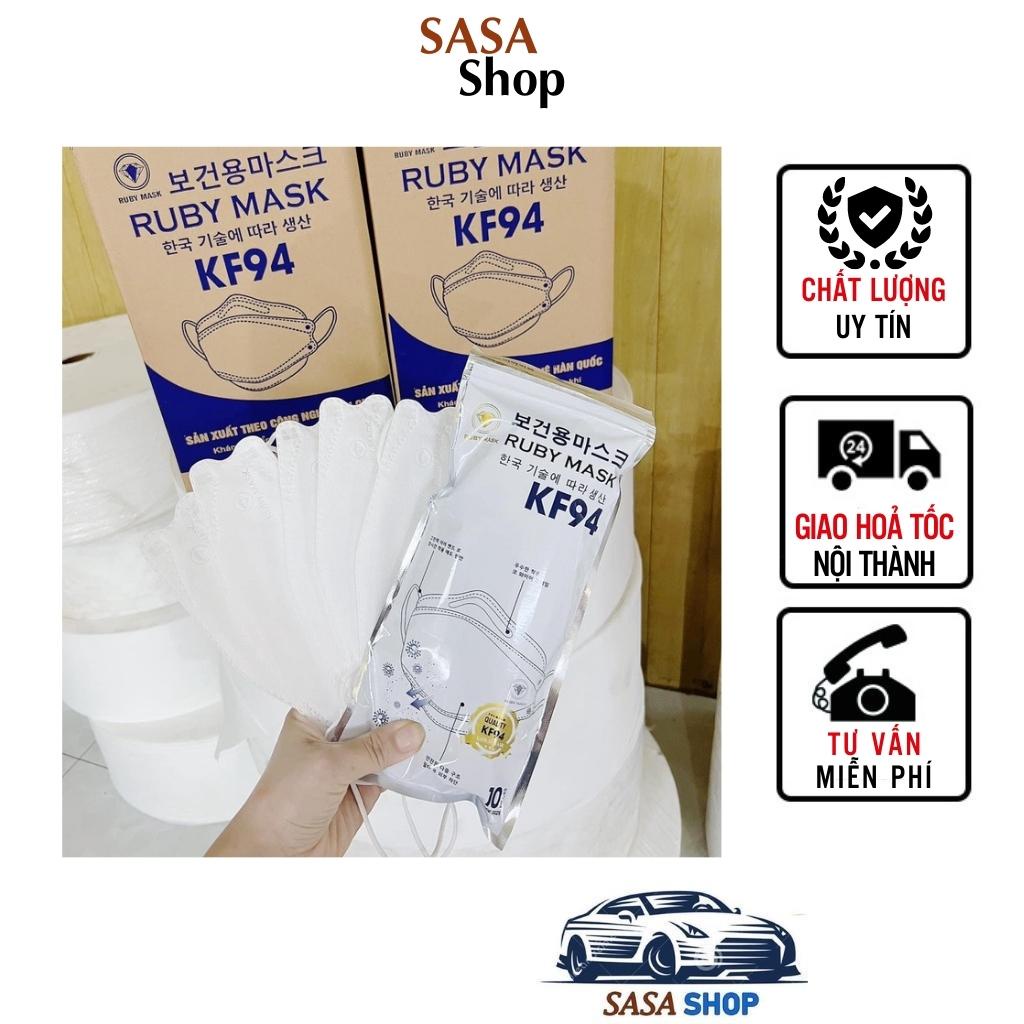 Khẩu Trang KF94 Chống Bụi Mịn Phong Cách Hàn Quốc Màu Đen, Trắng, Xám, Hồng, Xanh Blue