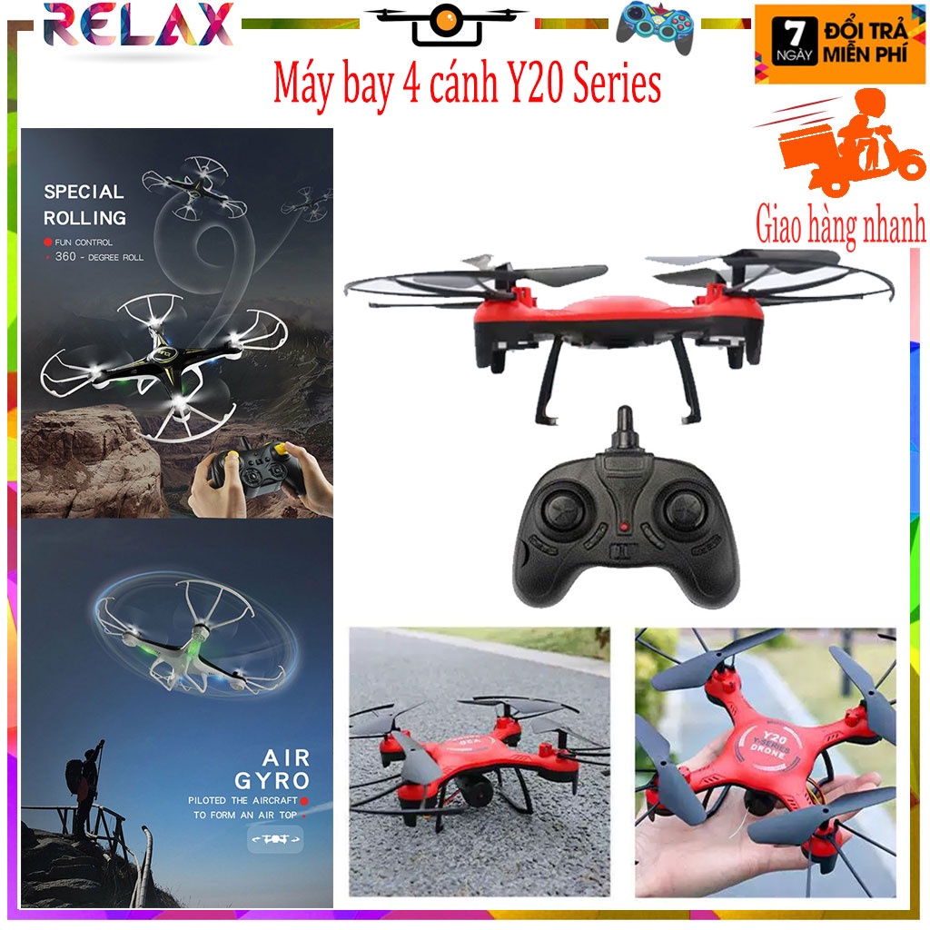 Flycam mini, Máy bay điều khiển từ xa tự động duy trì độ cao - điều khiển dễ dàng - sư dụng chất liệu nhựa ABS bền bỉ