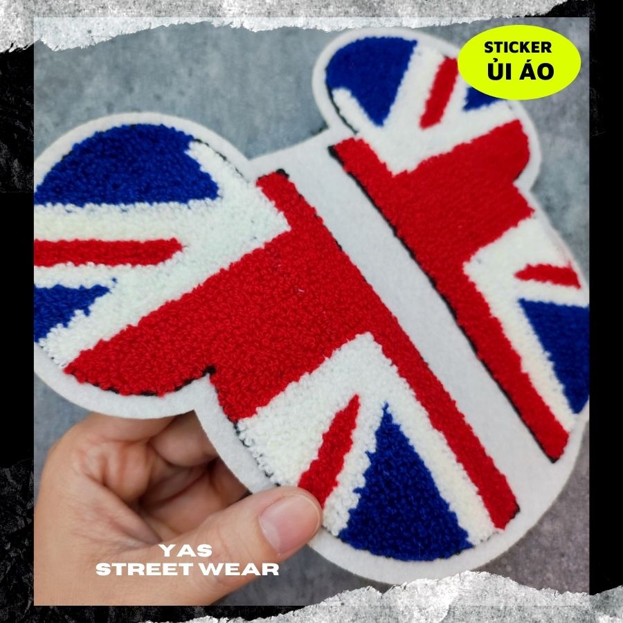Sticker ủi áo cao cấp, miếng dán quần áo dùng làm Patch ủi, miếng vá quần áo, vá áo phao, trang trí BALO