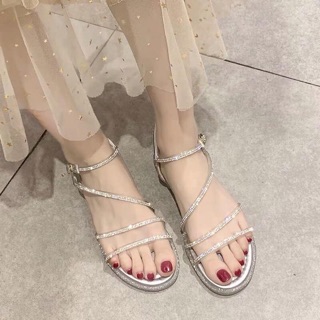 ORDER - Dép Sandal Đính Đá Ulzzang
