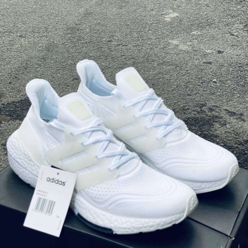 [fullbox, fullphukien] Giày thể thao ultraboost 2021 trắng couple