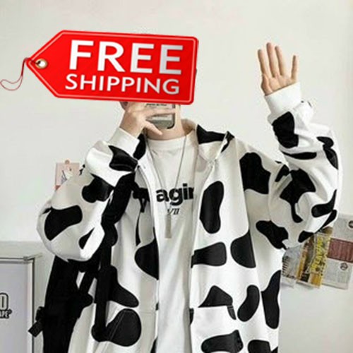 Áo khoác hoodie nam nữ, áo nỉ, áo khoác kiểu dáng BÒ SỮA hottrend 2021 | BigBuy360 - bigbuy360.vn