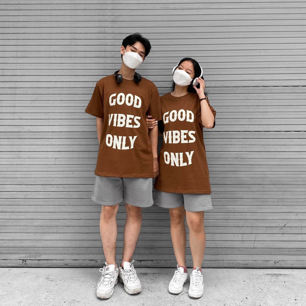 ÁO THUN FF FORM RỘNG GOOD VIBES ONLY TEE, VẢI THUN 2 CHIỀU COTTON 250GSM