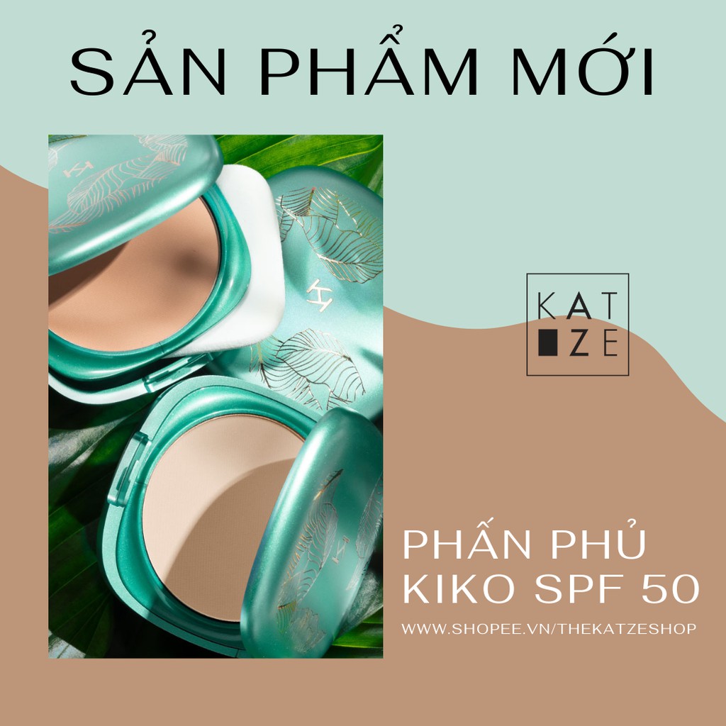 Phấn phủ KIKO UNEXPECTED PARADISE POWDER FOUNDATION SPF 50