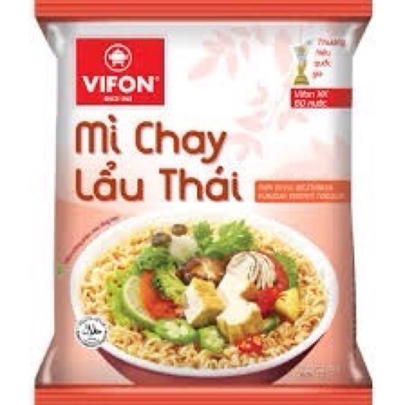 THÙNG 30 GÓI MỲ CHAY LẨU THÁI VIFON