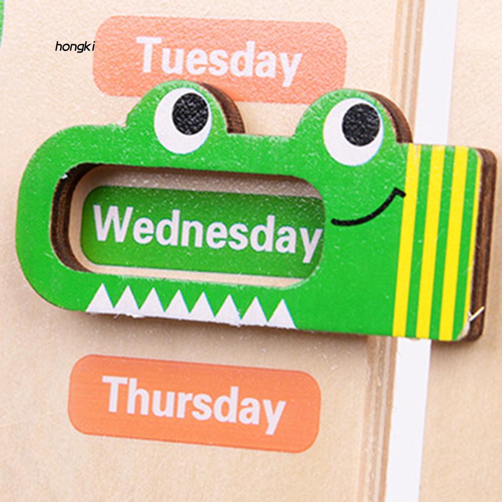 Đồng hồ treo tường bằng gỗ cho bé