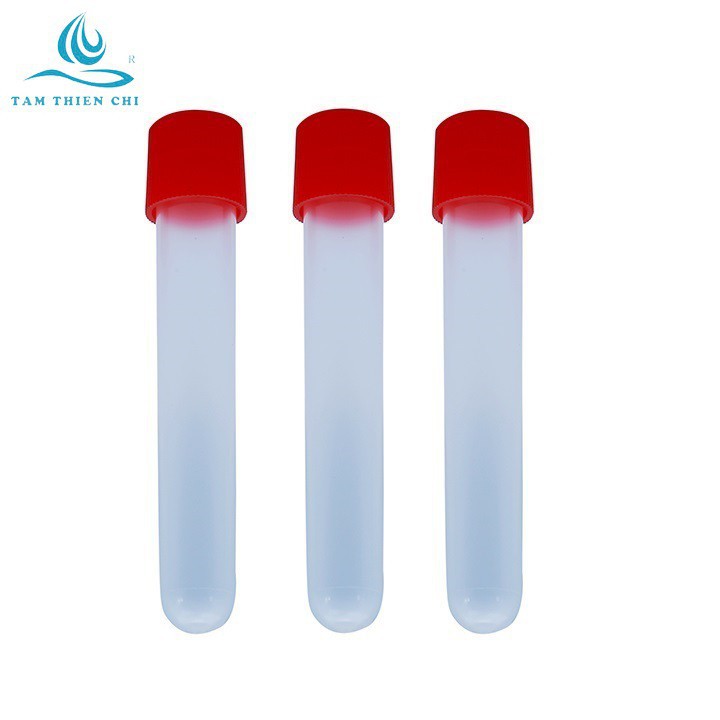 20 Ống nghiệm PP nhựa dẻo không nhãn có nắp 5ml HTM