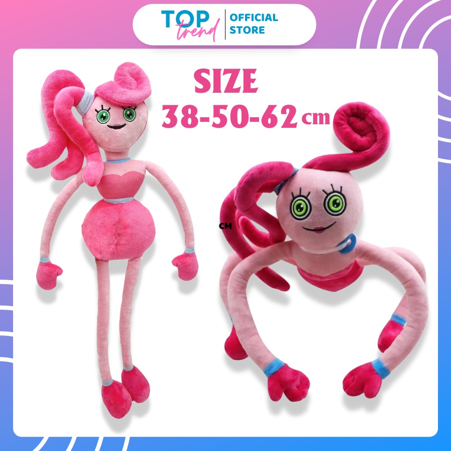 Huggy wuggy Chapter 2 Mommy Long Legs mẹ chân dài nhân vật game Poppy Playtime, thú bông cho bé - Top Trend
