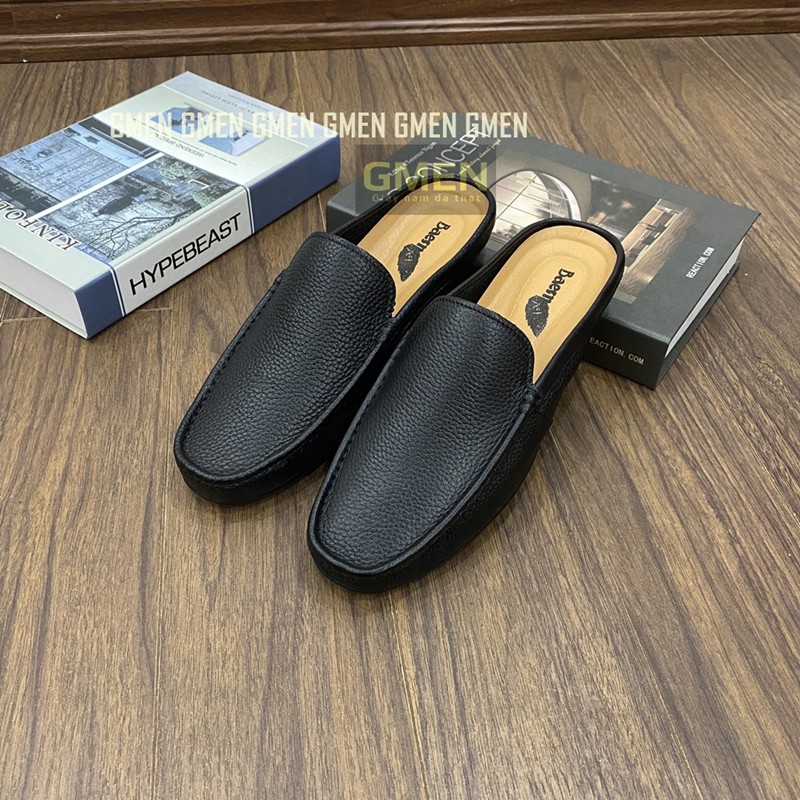 Giày sục nam da bò 100%, sục mẫu mới bảo hành 1 năm 𝐆𝐌0358 | BigBuy360 - bigbuy360.vn