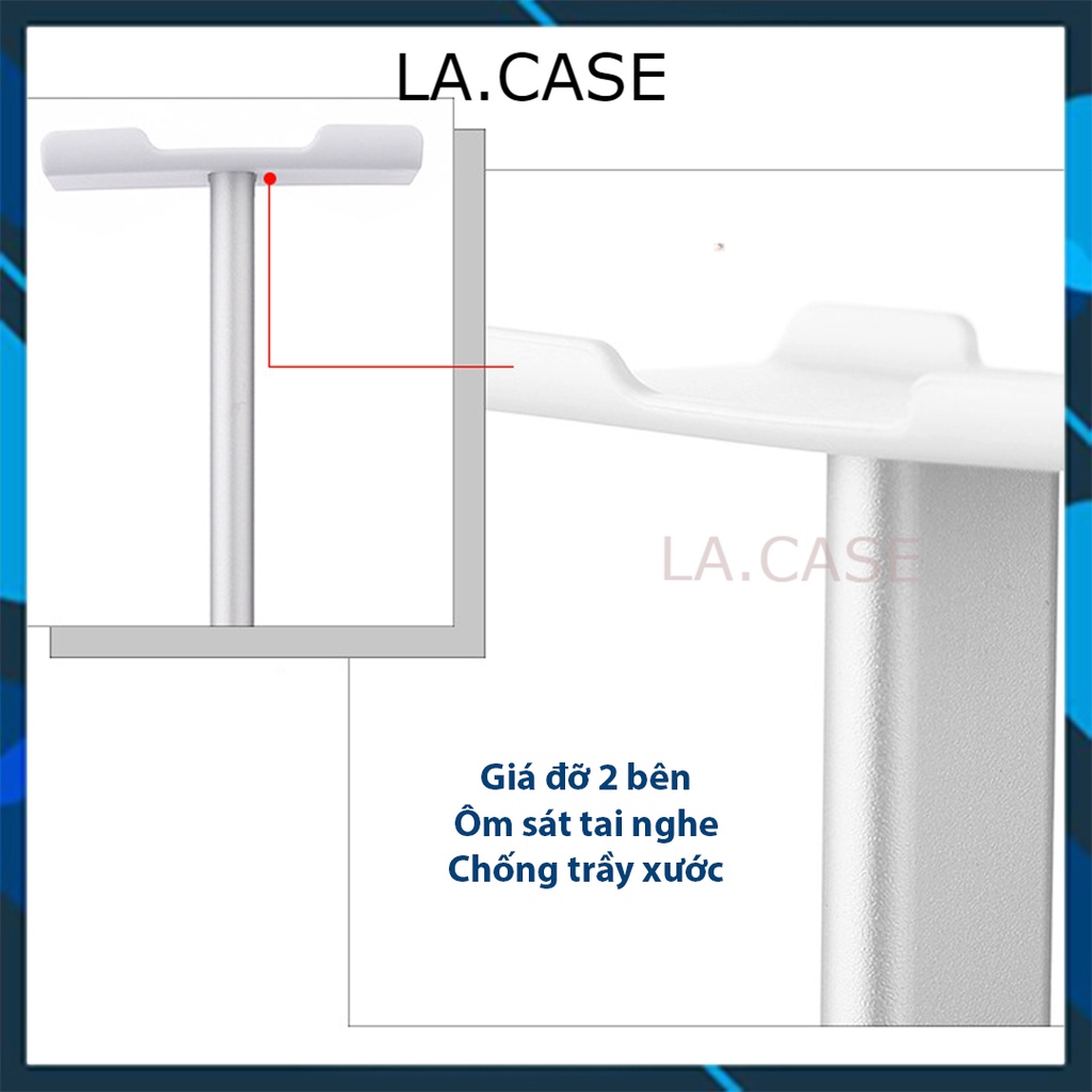 Giá đỡ tai nghe NewBee G12AZ1 sang trọng, chất liệu nhôm cao cấp, đệm silicone chống trầy xước