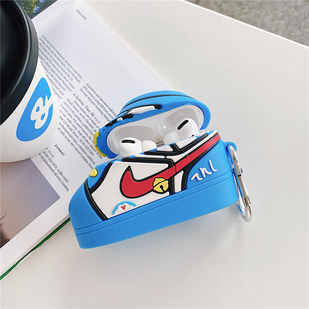 HELLO KITTY Ốp Bảo Vệ Hộp Đựng Tai Nghe Airpods 1 / 2 Pro Hình Doraemon 3d Xinh Xắn