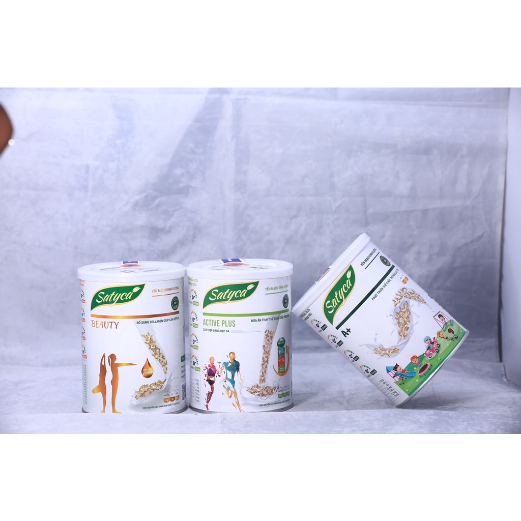 Sữa yến mạch Satyca Gold bữa ăn vàng cho người cao tuổi hộp 410g