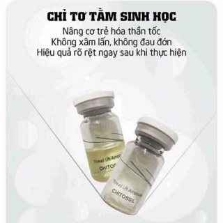 Chitosil Chỉ Tơ Tằm Hàn Quốc Nâng Cơ Trẻ Hoá Tái Tạo Da Không Phẫu Thuật