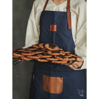 Tạp dề vải thủ công có móc treo đồ tiện lợi