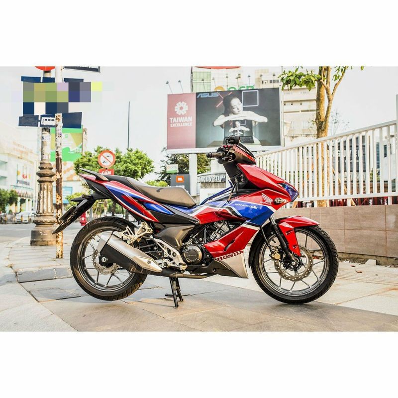 tem rời winner x đỏ xanh tem chế zin - decal ruby