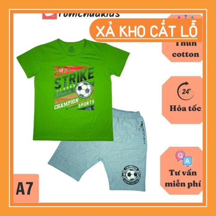 d521 Quần áo bé trai size đại yoyo từ 24-41kg -Thun cotton thấm hút mồ hôi - Tomchuakids.